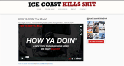 Desktop Screenshot of icecoastkillsshit.com